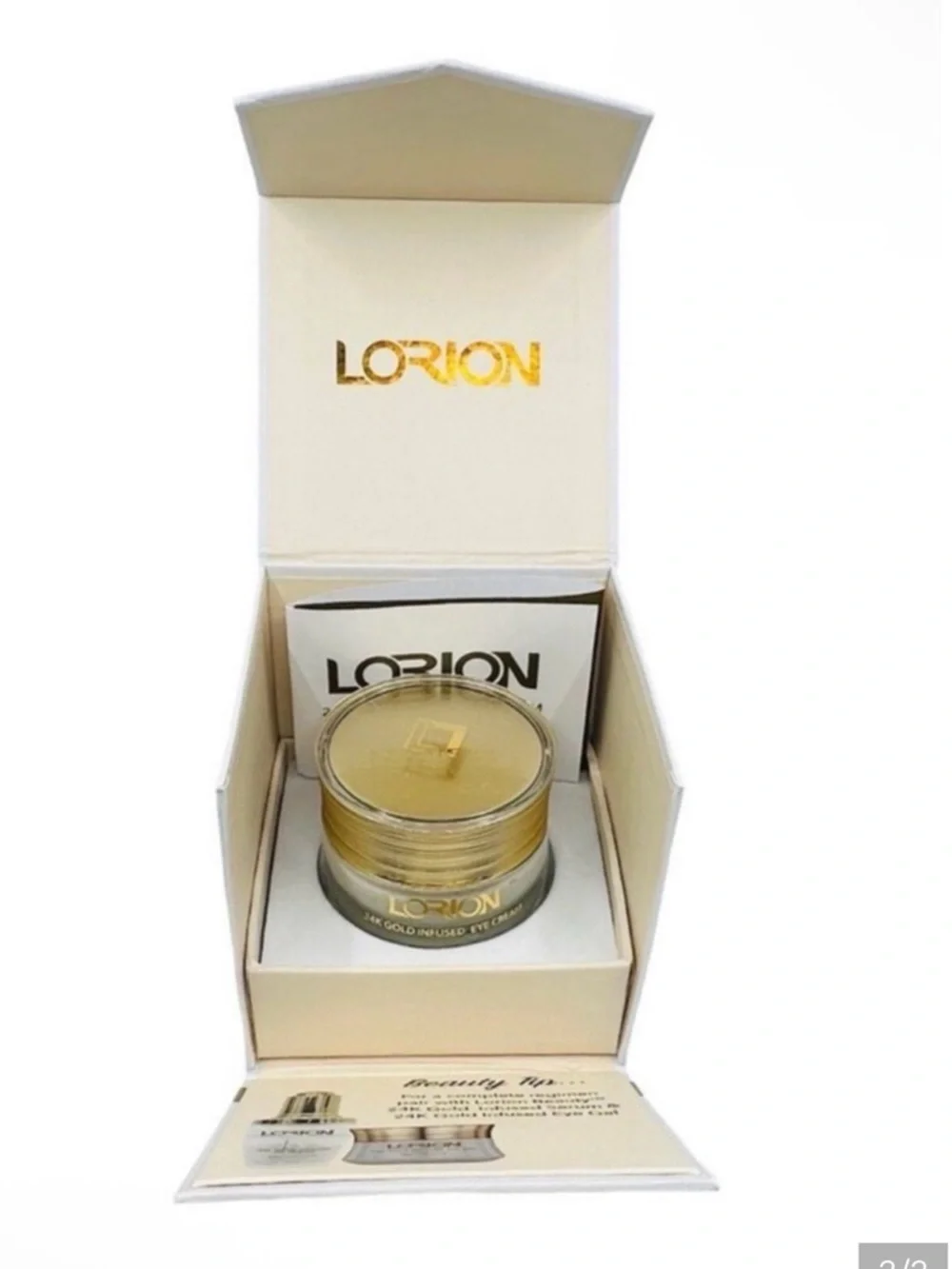 New Lorion 24K Gold Infused Eye Cream 30 ml NEW